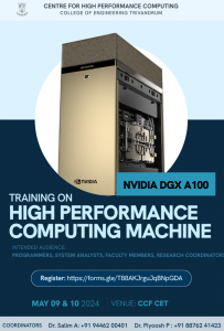 High Performance Computing Course Training program on High Performance Computing – Department of Computer ...